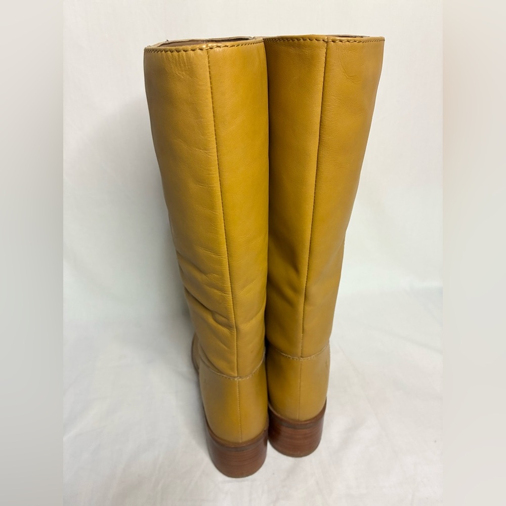 NEW. Frye Camryn Leather Boots Banana - Picture 9 of 14